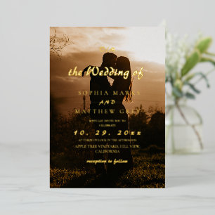 Modern Photo Overlay Wedding