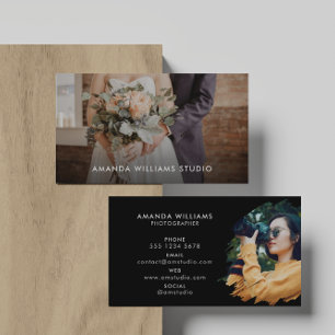 Modern Photo   Photographer Photography Business Card