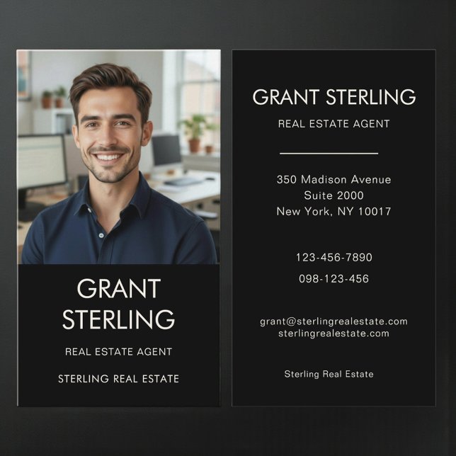 Modern Photo Real Estate Realtor Business Card (Creator Uploaded)