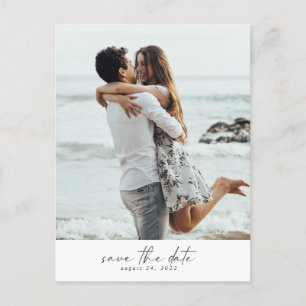 Modern Photo Save the Date PostCard