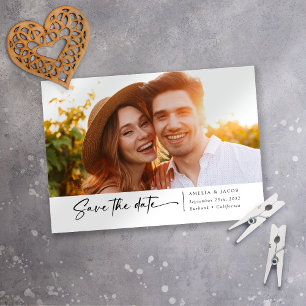 Modern Photo Script Font  Save The Date