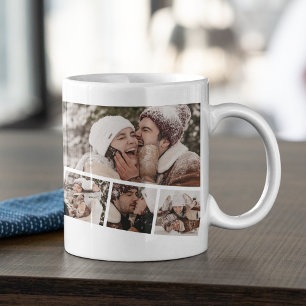 Modern Photo Strip Collage Coffee Mug