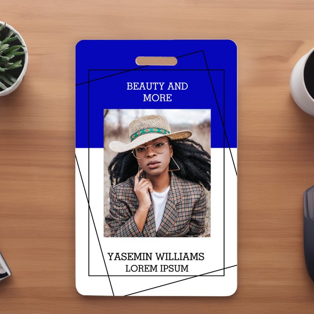 Modern Photo Studio Business ID Card Badge (Creator Uploaded)