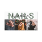 Modern Photo Typography Nail Artist 