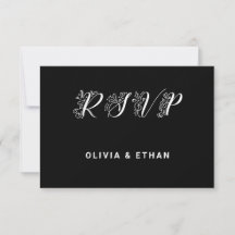 Modern Photo Wedding Black & White Overlay
