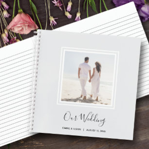 Modern Photo Wedding Guest Book