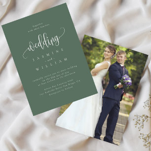  Modern Photo Wedding  Invitation