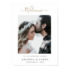 Modern Photo Wedding Rehearsal Dinner Welcome