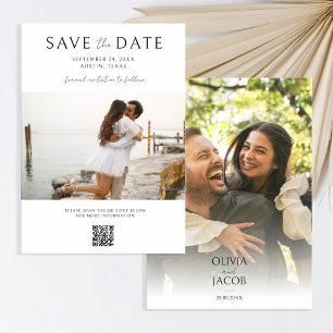 Modern Photo Wedding Save the Date