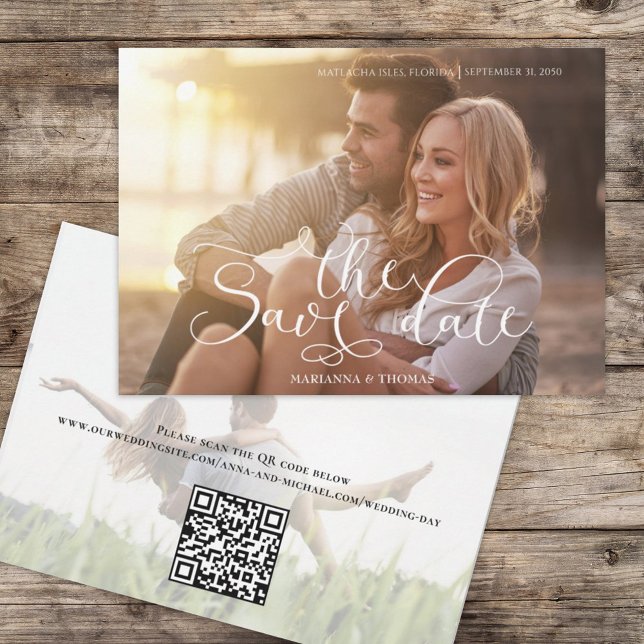 Modern Photo Wedding Save the Date Custom (Creator Uploaded)