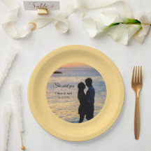 Modern Photo Yellow Orange She Said Yes