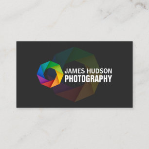 Modern Photographer Business Card