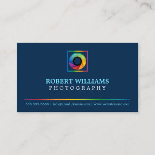 Modern Photographer Business Card