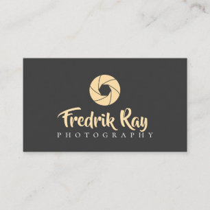 Modern Photographer Business Card