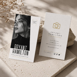 Modern Photographer Business Card Template