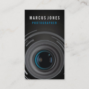 Modern Photographer Business Cards