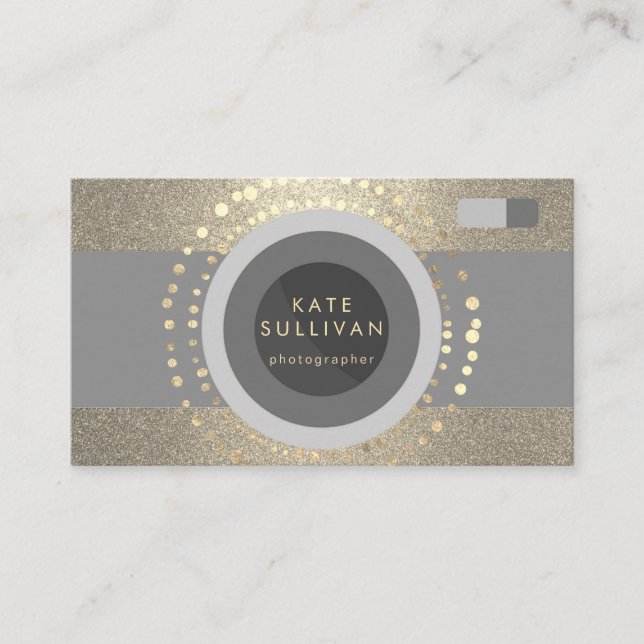 modern photographer design business card (Front)