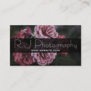 Modern Photographer Photography Business Card