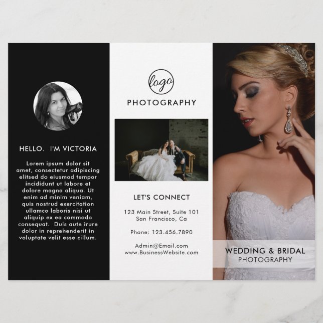 Modern Photography Business Brochure (Front)