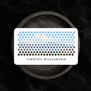 Modern Photography Circles Pattern Business Card