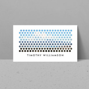 Modern Photography Circles Pattern Social Media Business Card