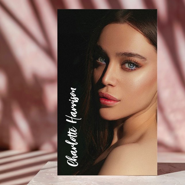 Modern Photography Full Photo Script  Business Card (Creator Uploaded)