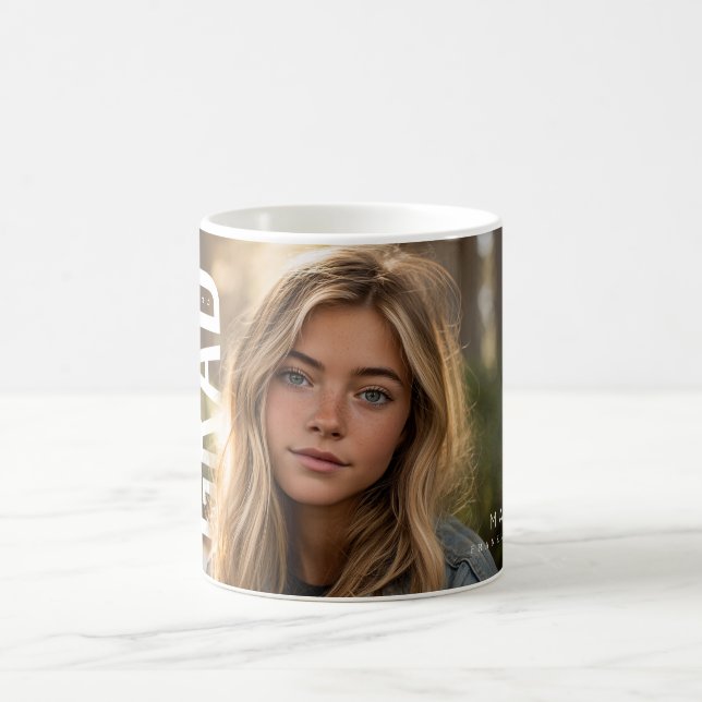 Modern PhotoPop Class of Graduation Coffee Mug (Center)