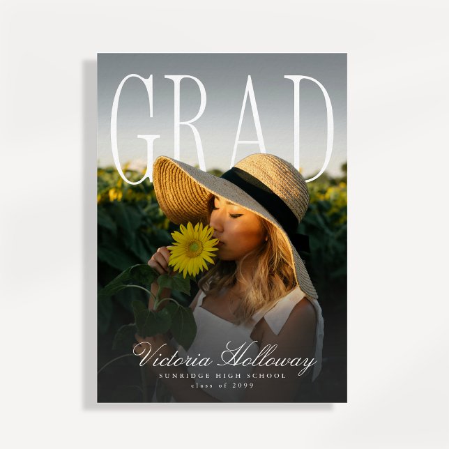 Modern PhotoPop Effect Graduation Party Invitation (Creator Uploaded)