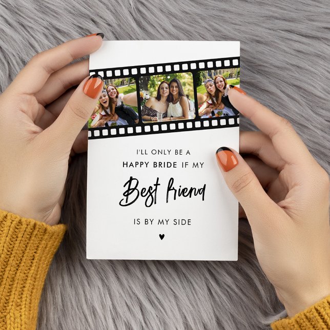 Modern Photos Bridesmaid Proposal Card (Creator Uploaded)