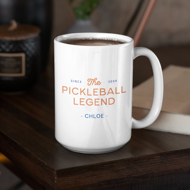 Modern Pickleball Legend Personalised Mug (Creator Uploaded)