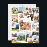 Modern Picture Scrapbook Photo Collage Postcard<br><div class="desc">Create your own modern photo collage postcard featuring favourite pictures in a trendy overlapping scrapbook photo style design. Add your own personalised text for any occasion.</div>