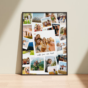Modern Picture Scrapbook Photo Collage Poster