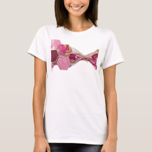 Modern Pink ABSTRACT ART Art Print T-Shirt