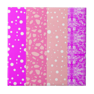 Modern Pink Colours (Texture) Decorative Square Tile