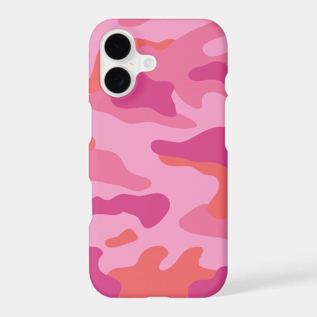 Modern Pink Coral Camouflage (Back)