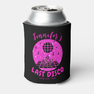 Modern & Pink Disco Bachelorette party  Can Cooler