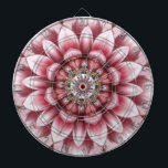 Modern Pink Flower Dartboard<br><div class="desc">Beautiful Modern Pink Flower Dartboard</div>