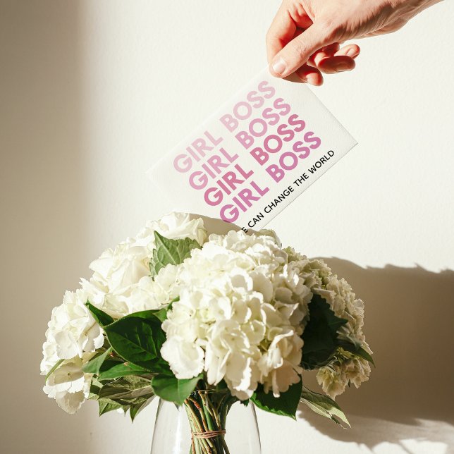 Modern Pink Girl Boss Best Girly Gift (Creator Uploaded)