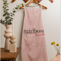 Modern Pink Girl Boss & Name | best Girly Gift
