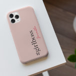 Modern Pink Girl Boss & Name | best Girly Gift iPhone 11Pro Max Case<br><div class="desc">Introducing the Modern Pink Girl Boss & Name collection on Zazzle! This trendy and stylish collection is perfect for all the strong, independent women out there who are rocking their careers and making a statement. Whether you're a girl boss yourself or looking for a fabulous gift for one, this collection...</div>