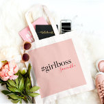 Modern Pink Girl Boss & Name | best Girly Gift Tote Bag<br><div class="desc">Introducing the Modern Pink Girl Boss & Name collection on Zazzle! This trendy and stylish collection is perfect for all the strong, independent women out there who are rocking their careers and making a statement. Whether you're a girl boss yourself or looking for a fabulous gift for one, this collection...</div>