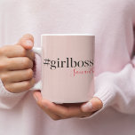 Modern Pink Girl Boss & Name | best Girly Gift Two-Tone Coffee Mug<br><div class="desc">Introducing the Modern Pink Girl Boss & Name collection on Zazzle! This trendy and stylish collection is perfect for all the strong, independent women out there who are rocking their careers and making a statement. Whether you're a girl boss yourself or looking for a fabulous gift for one, this collection...</div>