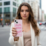 Modern Pink Girly Initial Minimal Monogram Case<br><div class="desc">Modern Pink Girly Initial Minimal Monogram Case iPhone 
monogram initials modern minimal bestseller gift for her christmas birthday contemporary Case iPhone</div>
