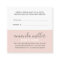Modern pink grey refer a friend script signature