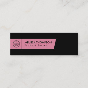 Modern   (Pink) Mini Business Card