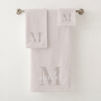 Modern Pink Personalised Family Name Monogram