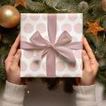 Modern Pink Polka Dots Christmas Wrapping Paper<br><div class="desc">Modern Pink Polka Dots Christmas Wrapping Paper</div>