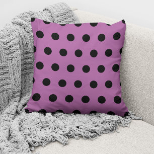 Modern Pink Polka Dots Pattern Cushion
