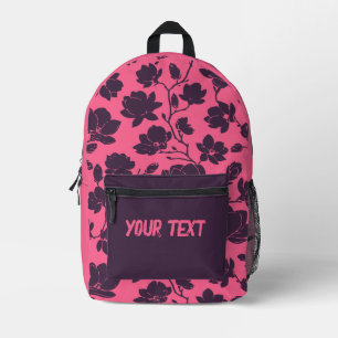 Modern Pink Print Cut Sew Bag