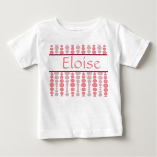 Modern Pink Rectangles  Baby T-Shirt